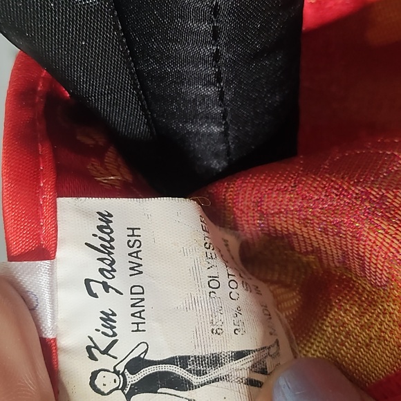 Kim fashion vintage XXL oriental cheongsam embroidered slit dress with neckline - Picture 7 of 9